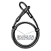 Titanker Heavy-Duty Security Cable, Thick Flexible Vinyl Coated Steel Cable Loop End (4FT(14mm))