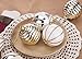 SANNO 18ct Christmas Balls Delicate Painting & Glittering Ornaments White/Silver/Gold Shatterproof for Holiday Wedding Party Decoration, 60mm/2.36