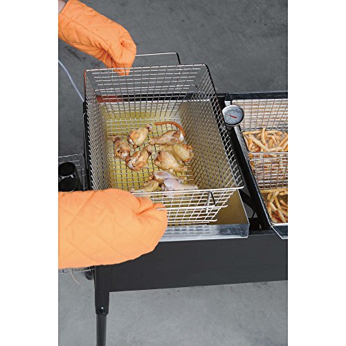 Kitchener Triple Basket Deep Fryer Import It All