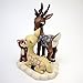 Jim Shore Rudolph the Red Nosed Reindeer with Mom and Dad Figurine 4053071 New
