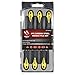JawayTool 6pc Carbon Steel Needle File Small Wood Rasp Set Soft Grip