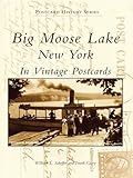 Front cover for the book Big Moose Lake, New York in vintage postcards by William Scheffler