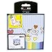 EndlessArtUS Gift Box 6x6x6 Petit Bebe Pop up in Seconds Comes with Decorative Ribbon Mounted on The lid A Gift Tag and Tissue Paper - No Glue or Tape Required
