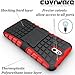 COVRWARE® HTC Desire 610 Case - 3 in 1 Bundle - Heavy Duty Terrapin Series Armor Protective Case [Kickstand] [HD Film & Aluminum Stylus Pen] - Red