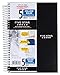 Five Star Spiral Notebook, College Ruled, 5 Subject, 6 x 9.5 Inches, 180 Sheets, Assorted Colors (06184)Pack Of 2