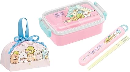 Amazon スケーター Skater すみっコぐらし すみっこぐらし キャンプ Sumikkogurashi お弁当箱 450ml 箸 箸箱セット ランチ巾着 ランチボックス 3点セット ノーブランド品 弁当箱