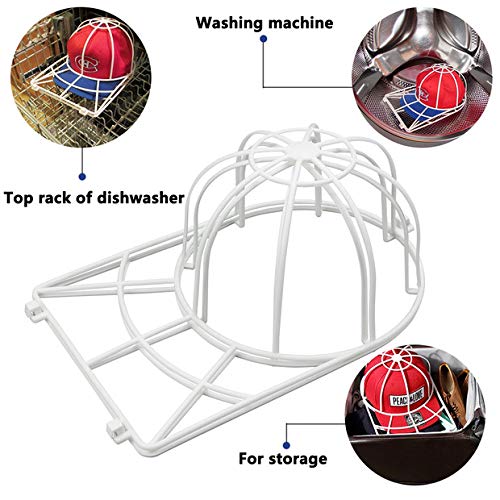 Toopify Hat Washer Baseball Cap Cleaner Hat Washing Cage Holder Frame for Washing Machine, 3 Pack