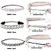 Udalyn 1-6 Pcs Rhinestone Elastic Headbands for Women Girls Beaded Bands Hair Accessories Handmade Jewelry