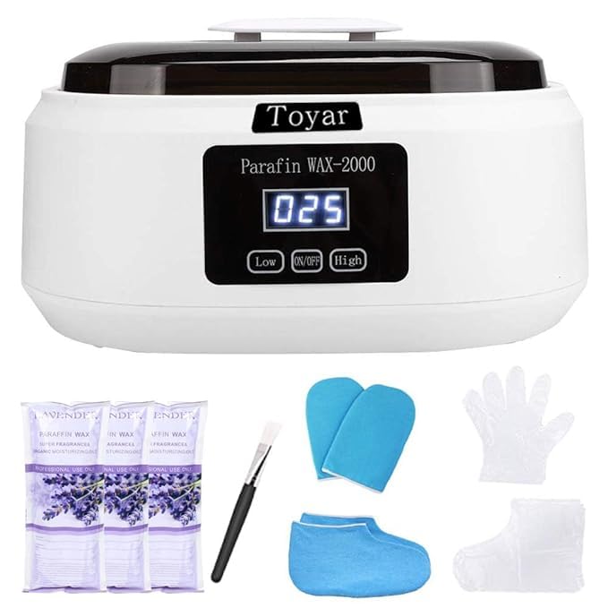 Photo 1 of Paraffin Wax Machine for Hand and Feet?Touchscreen Paraffin Wax Warmer with 1.98lb Wax Moisturizing Paraffin Spa Wax Bath Kit, Large Capacity at Home for Smooth and Soft Skin