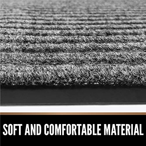 Gorilla Grip Original Low Profile Rubber Door Mat, 60x36, Heavy Duty, Durable Doormat, Indoor