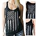 Women Voyage Printed Sleeveless T-Shirt Mokao Comfy Blouse Casual Tank Tops Shirt Loose Fit Vest (XL, Black A)