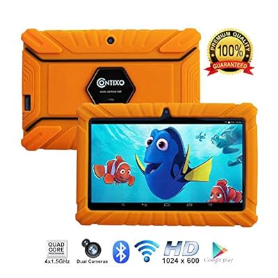 Contixo Kids Tablet K2 | 7" Display Android 6.0 Bluetooth WiFi Camera Parental Control Children Infant Toddlers Includes Tablet Case