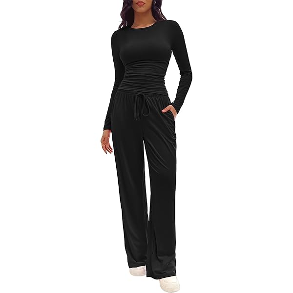 Amazon.com: BOSECETA 2 Piece Lounge Sets for Women Fall Outfits