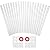 314" One-Cord Cable Concealer, PVC Mini Cord Cover, Paintable Raceway Kit for Hiding a Single Ethernet Cable, Speaker Wire, Floor Lamp Cord - 20X L15.7in W0.59in H0.4in