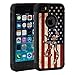 iPhone 5S Case,iPhone SE Case,iPhone 5 Case,Rossy Camo American Flag Design Shock-Absorption Hard PC and Soft Silicone Dual Layer Hybrid Armor Defender Protective Case Cover for Apple iPhone 5S/SE/5