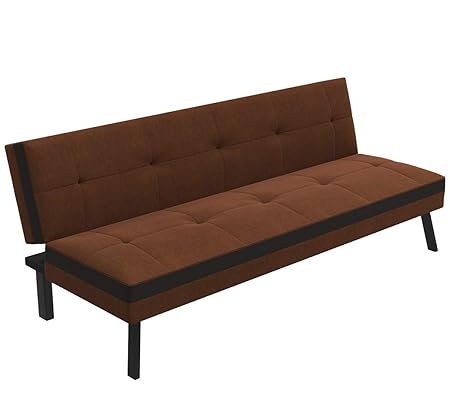 Forzza Bellini Sofa Cum Bed (Brown)