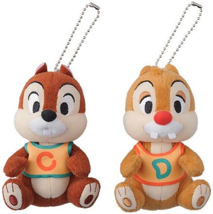 Amazon 東京ディズニーランド３４周年 記念グッズ チップとデールぬいぐるみバッジセット 東京ディズニーリゾート限定 ぬいぐるみ おもちゃ