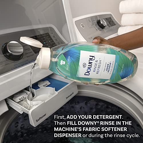 Downy RINSE & REFRESH Laundry Odor Remover and Fabric Softener, Cool