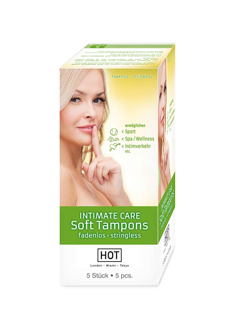 HOT Intimate Care Soft Tampons, Green Box
