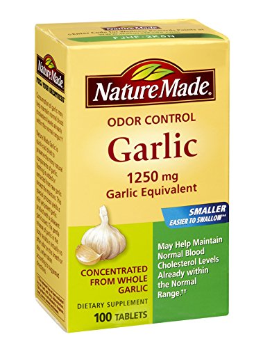 Nature Made Nat Made Garlic Odrls 1250 Mg 100 Tb, Pack of 3