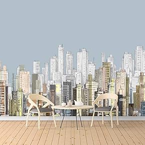 Wall Murals for Bedroom Watercolor Painting Removable Wallpaper Peel and Stick Wall Stickers - 66x96 inches
