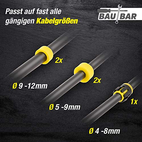 BAUBAR IP68 Abzweigdose (3-Fach) | wasserdichter Kabelverbinder für Kabel mit Ø 4-12mm | TÜV-Zertifizierung | schwarz… – Bild 3