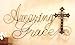 Amazing Grace Metal Cross Wall Art, Brown
