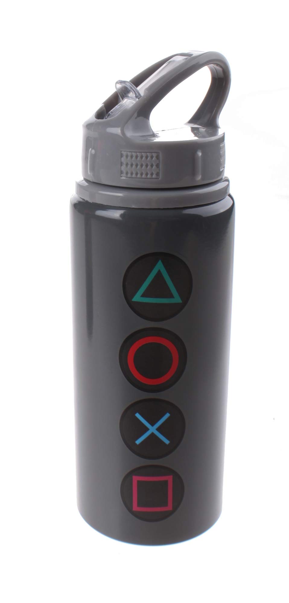 GB eye Playstation Button Aluminium Drink Bottle, Multi-Colour
