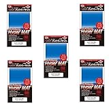 KMC Hyper Matte Sleeves Blue×5 Sets (5 Packs/total 400 Sheets) (Japan Import) Made in Japan (1 Pack) (1 Pack)