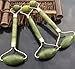 Sleep & Wellness Premium Anti-Aging Jade Roller for Facial Massage Therapy - 100% Natural Double Jade for Face Slimming, Rejuvenation, & Beauty