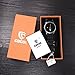 CUCOL Watches for Men with Nylon Band and Date Analog Black