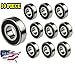 Jeremywell 608-2RS Ball Bearing 8mm x 22mm x 7mm Rubber Sealed Deep Groove, Width Double Sealed (Pack of 10)