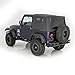 Smittybilt RB01-B Black Rear Tube Bumper for Jeep YJ/TJ/LJ, (Box 1 of 2)