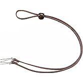 Gamboa 100% Leather Hat Chin Strap for Men and Women Removable Hat Chin Cord for Cowboy and Sun Hats