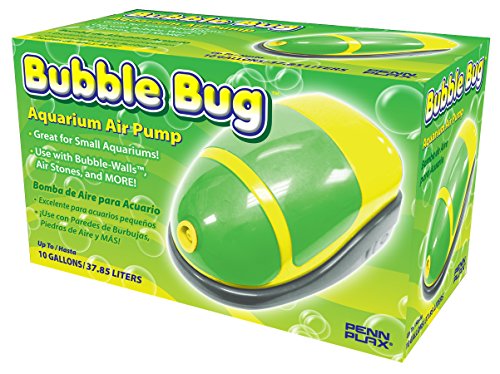 Penn Plax Aquarium Air Pump Fun Bug Design For Up to 10 Gallon Tank