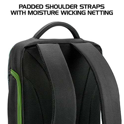 ENHANCE Gaming Console Backpack and Travel Bag Compatible with Xbox
