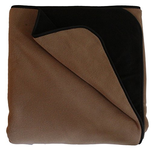 Mambe 100% Waterproof Pet Blanket (Large 58"x84", Cappuccino)