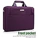 CoolBELL 15.6 inch Laptop Bag with free buggy bag Messenger shoulder Briefcase hand bag Oxford Cloth Multi-compartment For iPad Pro/Macbook/Asus/Lenovo for Men/Women/Business (Purple)