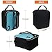 opux Insulated Lunch Box for Men Women Adult, Compact Lunch Bag for Kids Boy Girl Teen, Soft Lunch Cooler Bag for Work School, Leakproof Lunchbox Lunch Pail with Clip-on Buckle, Heather Sea Blue
