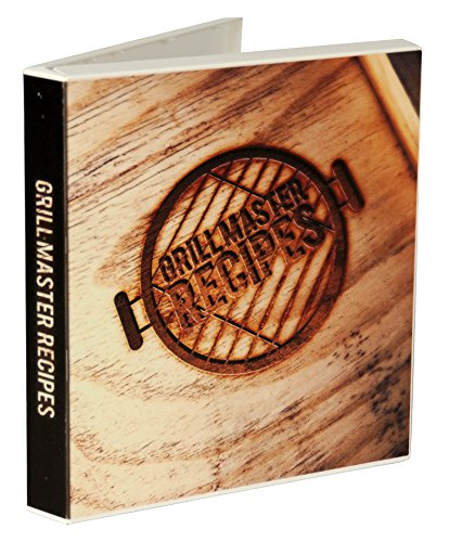 Grill Master Recipe Binder - Wood Burn