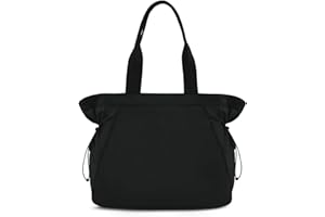 ABOUME 18L Large Side-Cinch Shopper Bags, Lightweight Tote Bag for Women, Workout Handbag Shoulder Bag for Shopping Travel