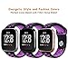 DEKER Bands Compatible with Fitbit Versa/Versa Lite/SE Smartwatch Bands, Breathable Soft Silicone Adjustable Replacement Bracelet Strap Wristbands (Large 6.7-8.9