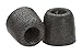 Comply Premium Replacement Foam Earphone Earbud Tips - Isolation T-150 (Black, 2 Pairs, Medium)