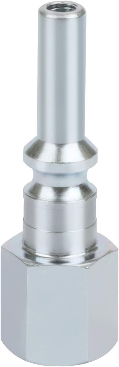 WYNNsky 1/4'' FNPT Quick-Connect Zinc-Plated Plug with Sealant, Lincoln Type, 2-Piece Air Tools Accessories Fittings Plug - - 