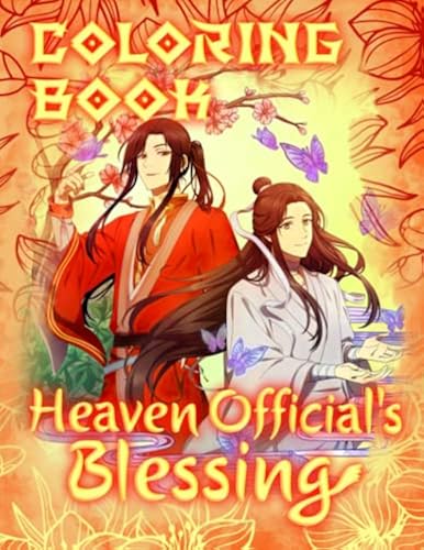 Heaven Official‘s Blessing Coloring Book: Lots Of Relaxing Pictures Are Designed Impressively ...