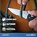 Benchmade - Griptilian 551, Serrated Drop-Point, Satin Finish, Black Handle