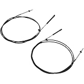 Yunnergo Marine Throttle Shift Control Cable 2PCS Replacement for CC17914 &amp; 600A Gen I Remote Control Fit Outboard Engines