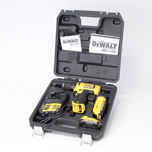 DeWalt XR Akku-Bohrschrauber Set DCD710D2F – Extrem kompakter Akkuschrauber mit 2-Gang-Vollmetallgetriebe & LED… – Bild 3