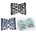 Ruihfas Pack of 3 Awesome Easy Stretching Combs, Hand-beaded Double Combs Hair Clips for Women Girls