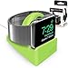 Orzly Compact Stand for Apple Watch Charger, Night Stand Mode Compatible, Integrated Cable Management Slot (Compatible with Apple Watch Series 4 Series 3 Series 2 Series 1 38mm 42mm 40mm 44mm) Green